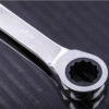 Clé mixte à cliquet RS PRO 17mm en Acier chrome vanadium