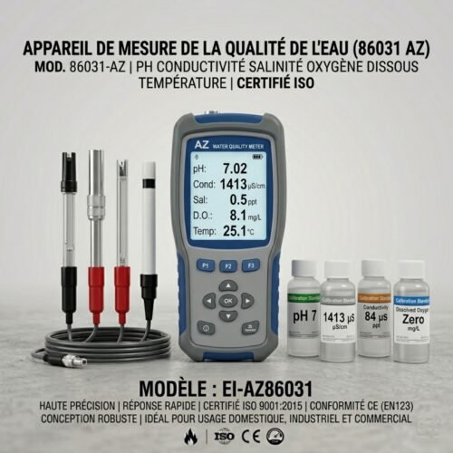 86031 AZ Water Quality meter PH Conductivity SalinityDissolvedoxygenTemperate