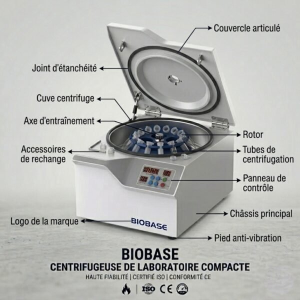 Centrifugeuse de table à basse vitesse