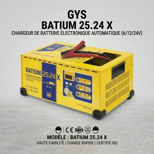CHARGEUR AUTOMATIQUE BATIUM 25.24X - GYS - 024830