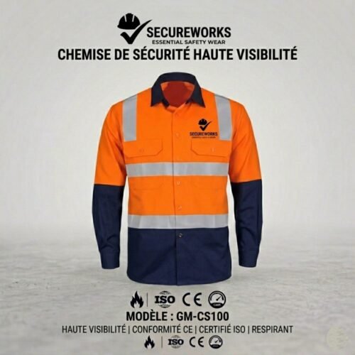 Chemise manches longues bicolore HV