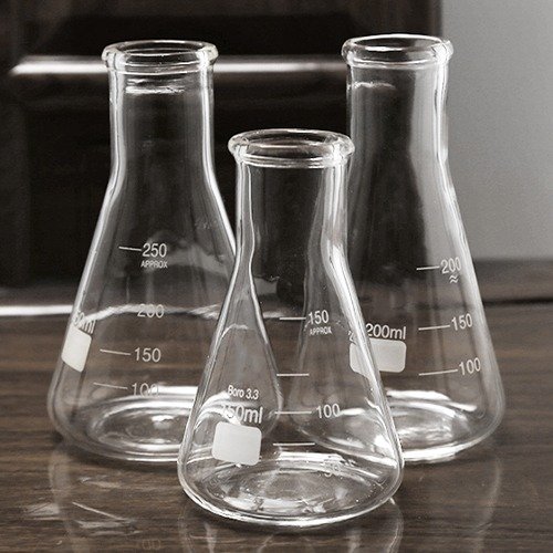 FIOLE CONIQUE COL ETROIT PYREX