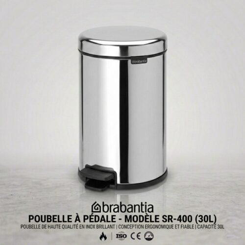 POUBELLE EN INOX 12 et 30 LITRES
