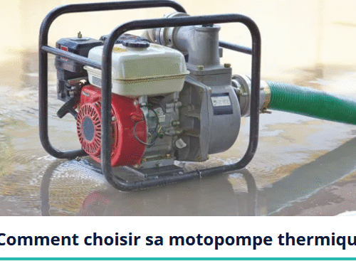 motopompe thermique à éssence ou à gasoil