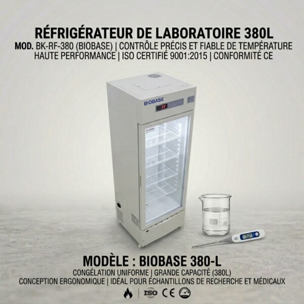 Réfrigérateur labo 380L marque biobase