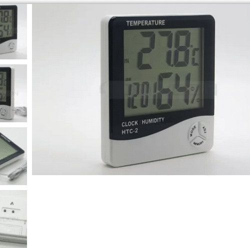 Thermo hygromètre numérique HTC-2 avec sonde