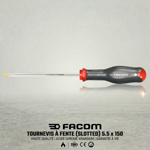 Tournevis forgé PROT2 6.5 x 150 mm FACOM
