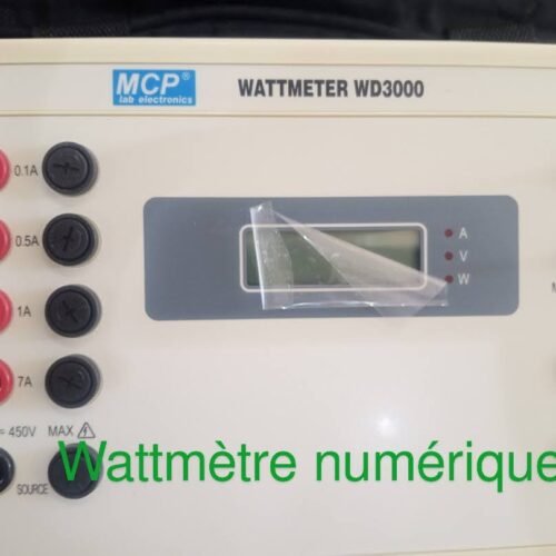 Wattmètre numérique monophasé et triphasé Série WD