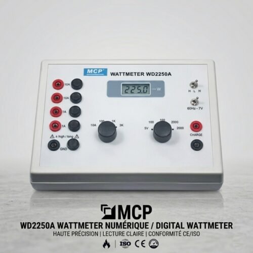 Wattmètre numérique monophasé et triphasé Série WD