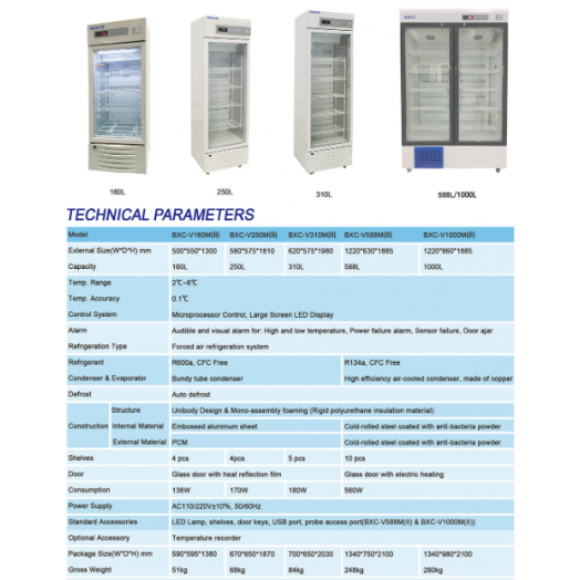 Réfrigérateur labo 380L marque biobase