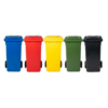 Corbeille mobile | Mgb | 80L, 100L, 120L, 240L, 360L | Corbeille | Corbeille à ordures | Poubelle pour cuisine