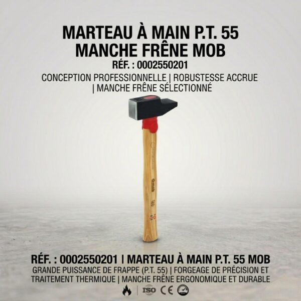 MARTEAU A MAIN P.T. 55 MANCHE FRENE MOB – 0002550201