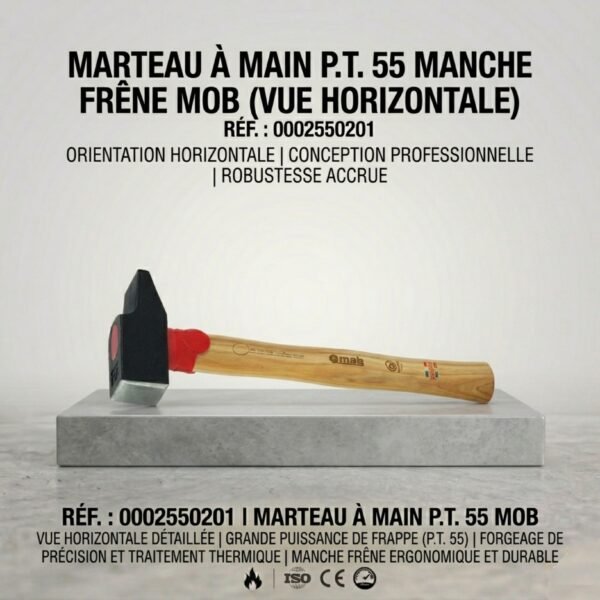 MARTEAU A MAIN P.T. 55 MANCHE FRENE MOB – 0002550201